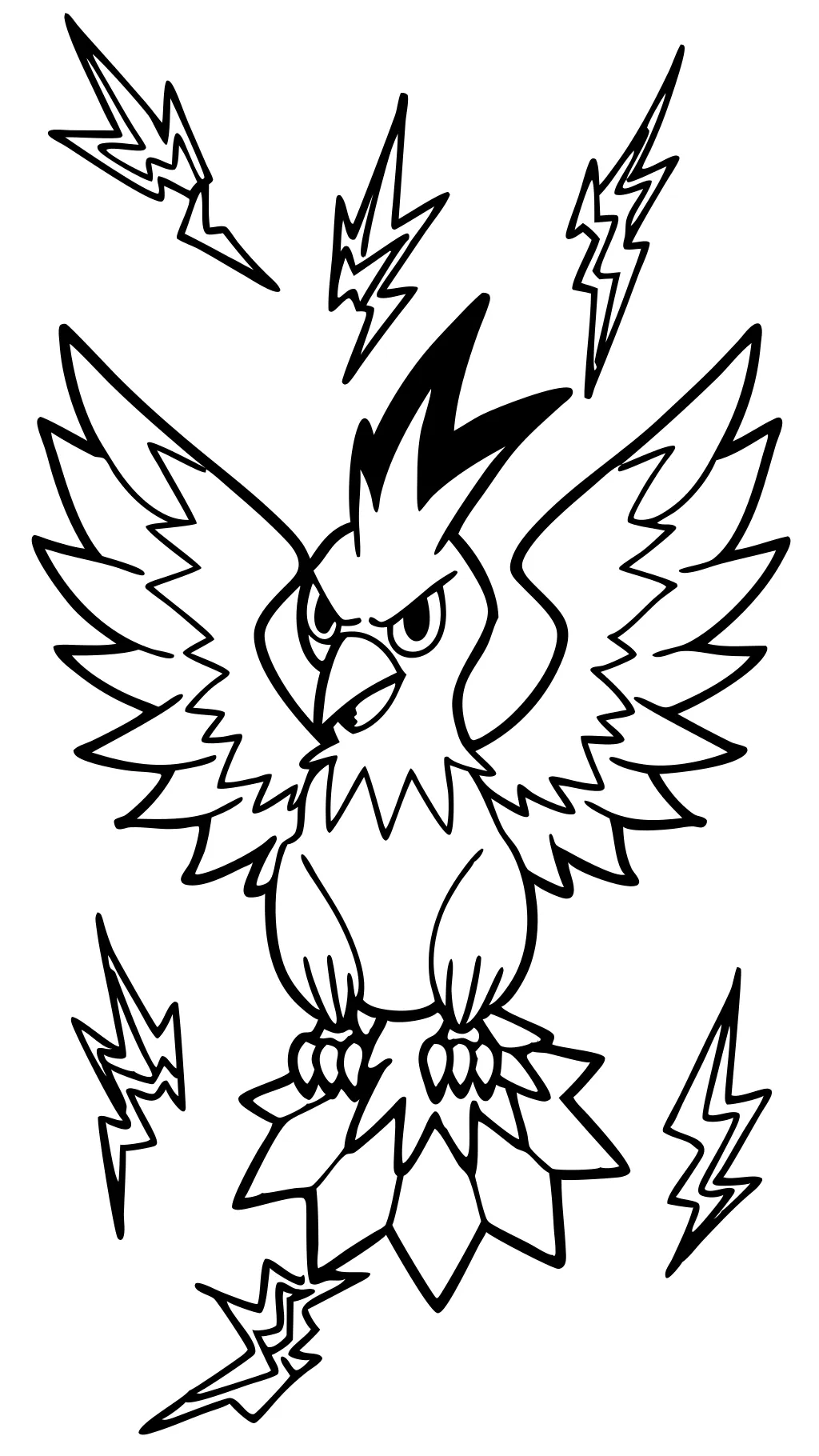 coloriage zapdos